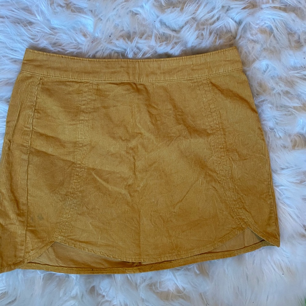 Mustard yellow PacSun skirt